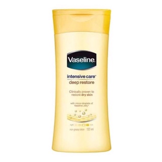 Vaseline Intensive Care Deep Store 120ml. (วาสลีน อินเทนซีฟ แคร์ ดีพ สโตร์)ขายเป็นคู่