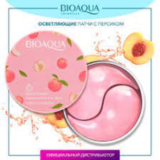 Lam มาส์กใต้ตา BIOAQUA PEACH EXTRACT EYE MASK สารสกัดจากธรรมชาติ ลูกพีช ตาคล้ำ ตาบวม ตีนกา ลดริ้วรอย มาร์คตา มาร์คใต้ตา