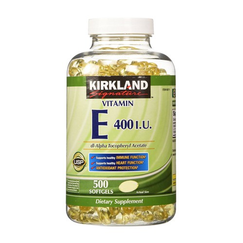 Kirkland Signature Vitamin E 400 I.U. (500 Softgels)