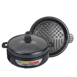 IMARFLEX หม้อสุกี้ และ ปิ้งย่าง รุ่น EP-745 ความจุ 3.5 ลิตร เคลือบ Non-Stick กำลังไฟ 1300 วัตต์