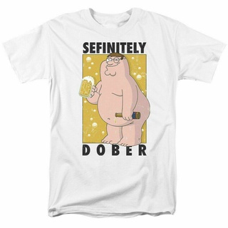 เสื้อยืดโอเวอร์ไซส์เสื้อยืด คอกลม ผ้าฝ้าย พิมพ์ลายการ์ตูน Merch Sober Peter Griffin แฟชั่นคลาสสิก สําหรับผู้ชายS-3XL