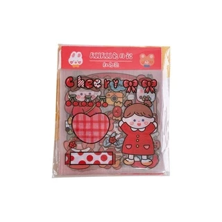 kingshopping (KEW244) (ร้านไทย)สติ๊กเกอร์กันน้ำ 1แพ็คละ20แผ่น สติ๊กเกอร์ Sticker PVC (สมุดโน๊ตและกระดาษ สติกเกอร์)