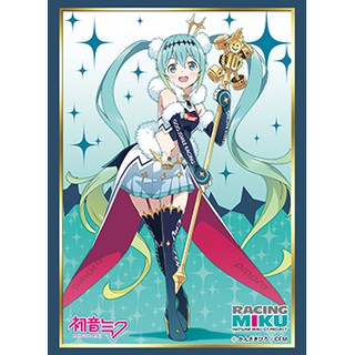 Bushiroad Sleeve HG Vol.1617 "Racing Miku 2018Ver." ซองคลุมการ์ดขนาด Weiss Schwarz, Buddyfight, MTG