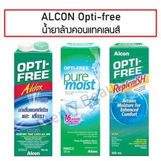 Alcon OPTI-FREE Replenish/ Pure Moist/ Aldox อัลคอน ออพติ-ฟรี น้ำยาล้างคอนแทคเลนส์ น้ำยาทำความสะอาดคอนแทคเลนส์