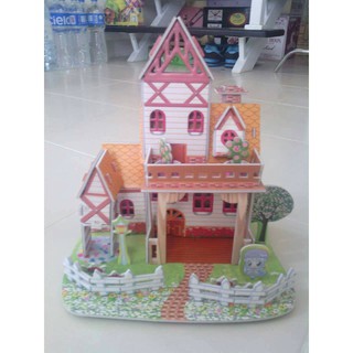 3D Puzzle วอร์มวิลล่า warm villa ตัวต่อกระดาษโฟม 3 มิติ โมเดล กระะดาษโฟม ของเล่นเด็ก ของเล่นเสริมทักษะการเรียนรู้