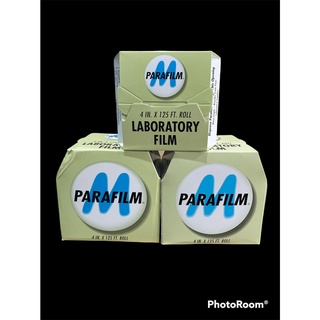 Parafilm M พาราฟิล์ม เอ็ม (ขนาด 4 นิ้ว x 125 ฟุต) เทปสำหรับใช้ในห้องปฏิบัติการ/พันกิ่งต้นไม้/ถนอมอาหาร