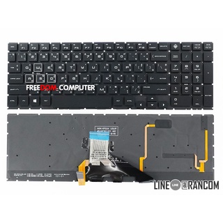 KEYBOARD HP COMPAQ คีย์บอร์ด HP OMEN 15-DC ไทย อังกฤษ มีไฟ RGB