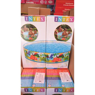 Intex สระขอบตั้งลายไดโน่เพื่อนรัก 4 ฟุต (122x25 ซม.) รุ่น 58474
