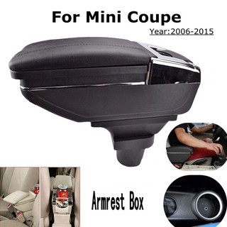 For Mini Coupe Armrest box central Store content box cup holder ashtray interior Mini R50 Hatch II gen 06-15