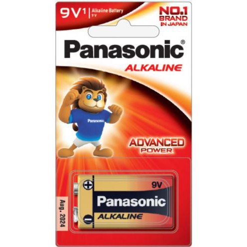 ถ่านอัลคาไลน์ 6LR61T/1B 9V (1 ก้อน) Panasonic