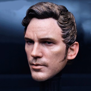 1/6 scale the Avengers star lord 2.0 Chris Pratt head sculpt male head carving