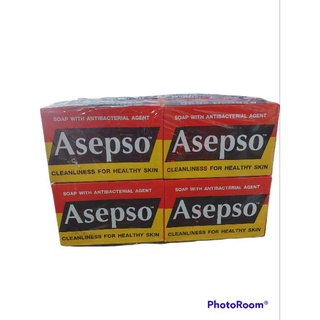 Asepso Soap สบู่อาเซปโซ ขนาด 80กรัม แพค 12ก้อน