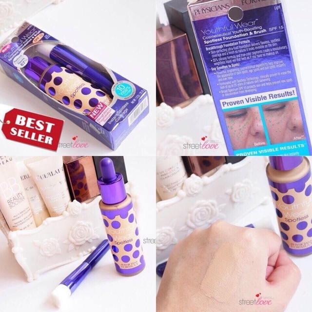 Physicians Formula Youthful Wear Cosmeceutical Youth-Boosting Spotless Foundation SPF15