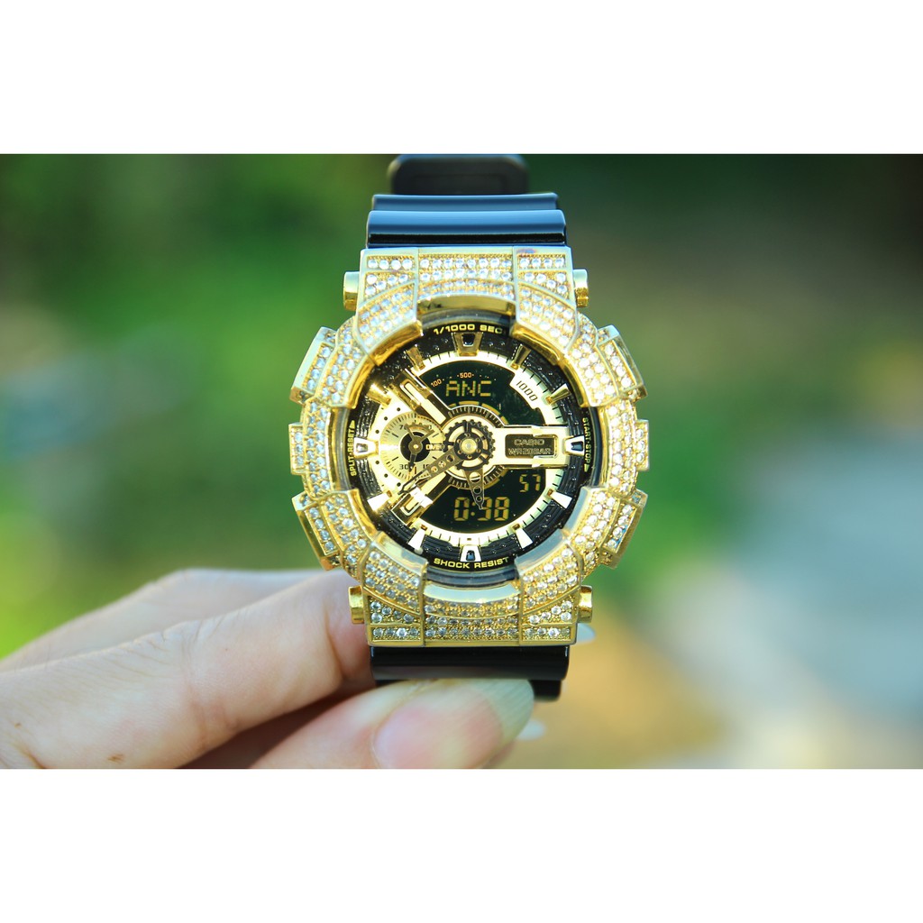 นาฬิกา G-SHOCK GA-110GB CUSTOM เรือนเพชร CMG ของแท้