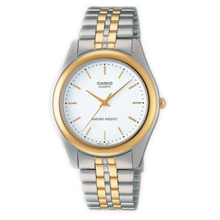 ﻿CASIO นาฬิกาข้อมือชาย สองกษัตริย์ Gent quartz สายสแตนเลส รุ่น MTP-1129G-7ARDF