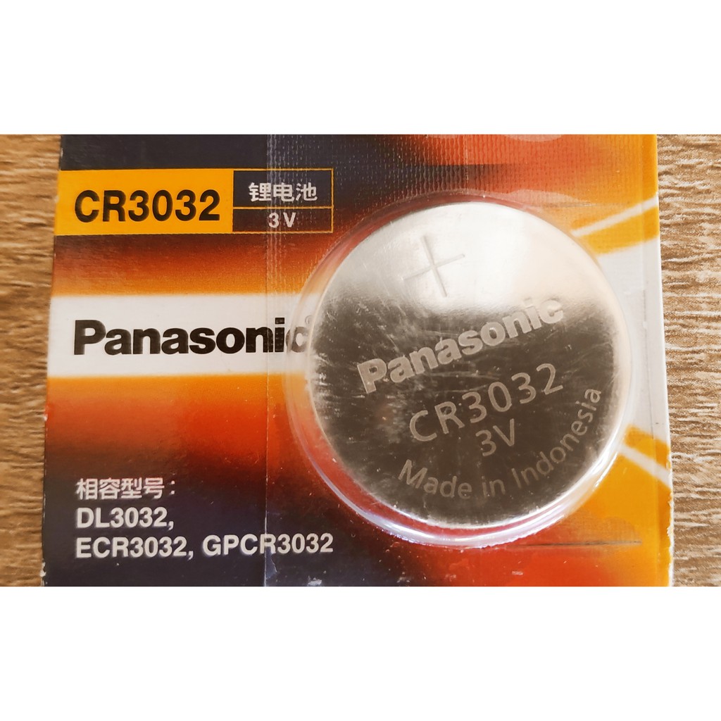 ถ่านกระดุม Panasonic CR3032  ของแท้ 💯%