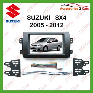 หน้ากากเครื่องเล่น SUZUKI SX4 2DIN ปี2008 รหัส NV-SU-013