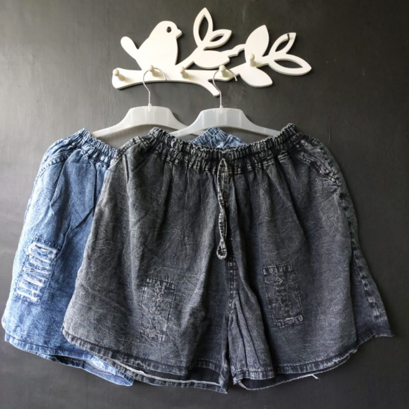 Super jumbo hotpant jeans HOUSE TROUSERS