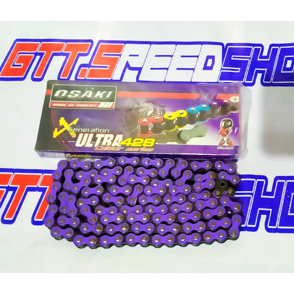 OSAKI 428-128L VIOLET CHAIN ORIGINAL THAILAND