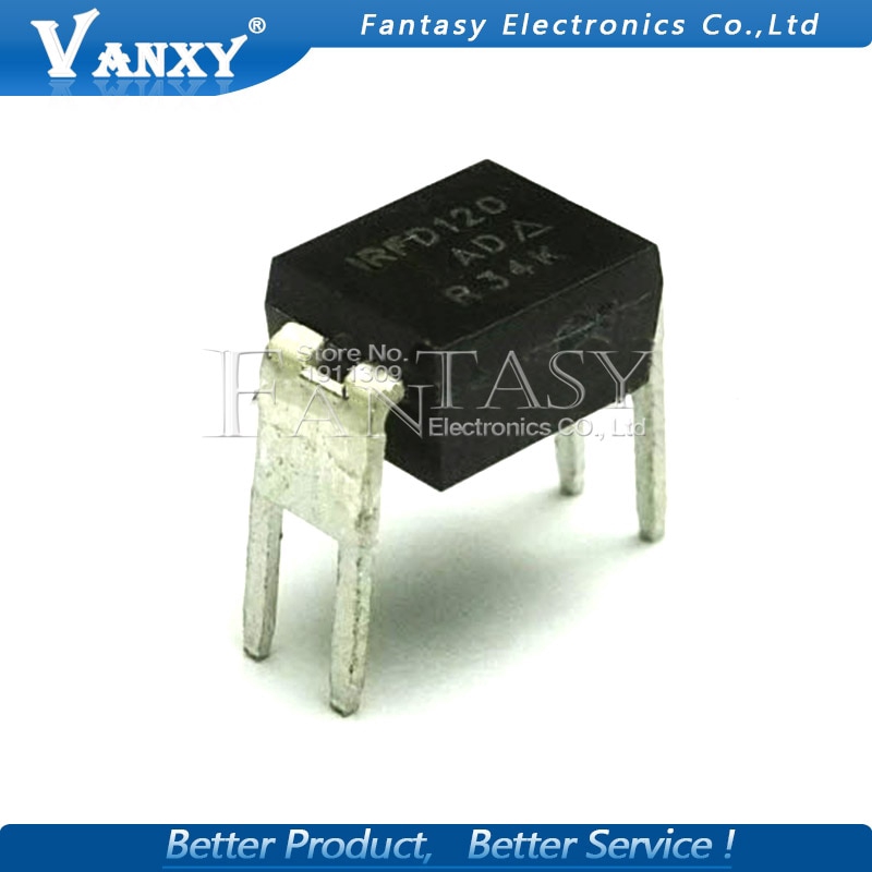5pcs IRFD120 DIP4 IRFD120PBF DIP-4 IRF120 DIP new original - รูปที่ 2