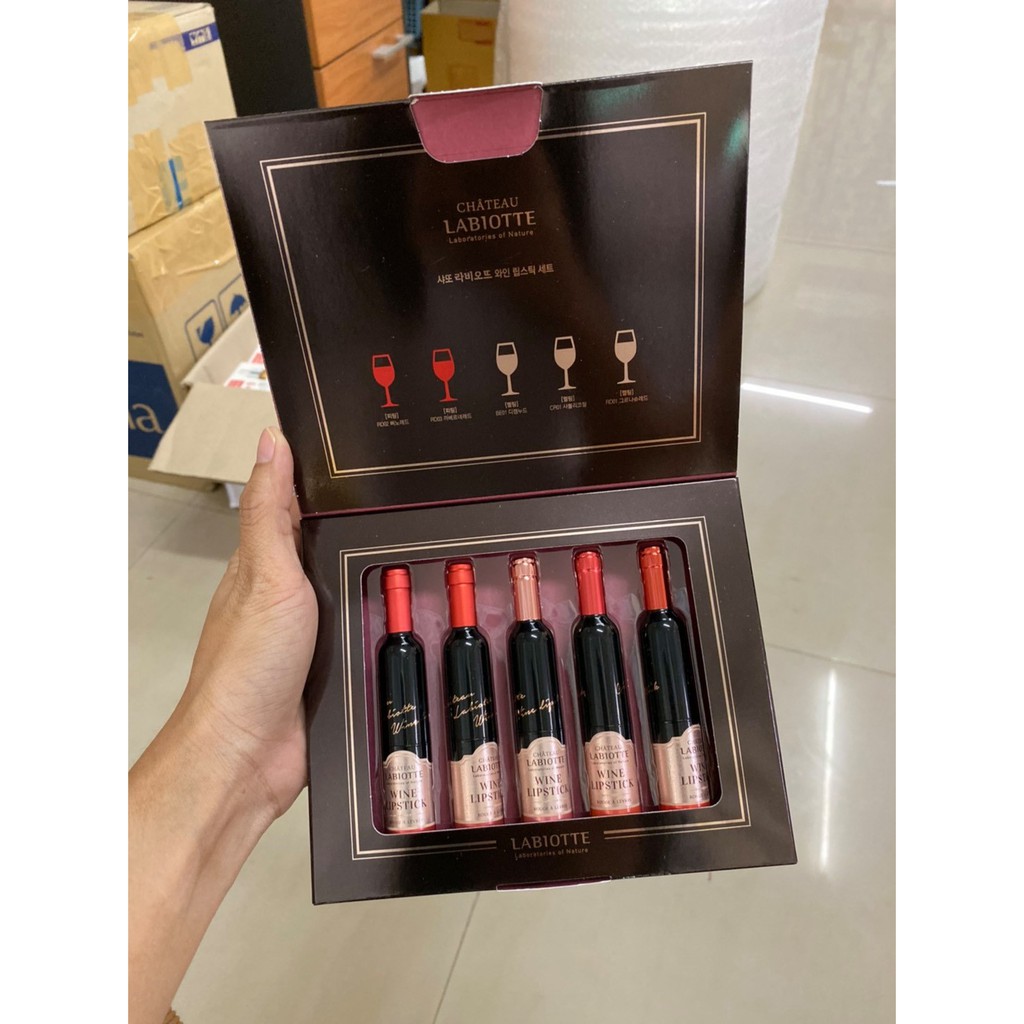 ลิปสติก CHATEAU LABIOTTE WINE LIPSTICK SET Shopee Thailand