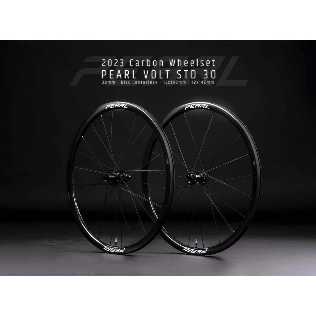 PEARL | 2023 VOLT Series (Steel Bearings and Ceramic Bearings) ชุดล้อเสือหมอบคาร์บอนดิสเบรค