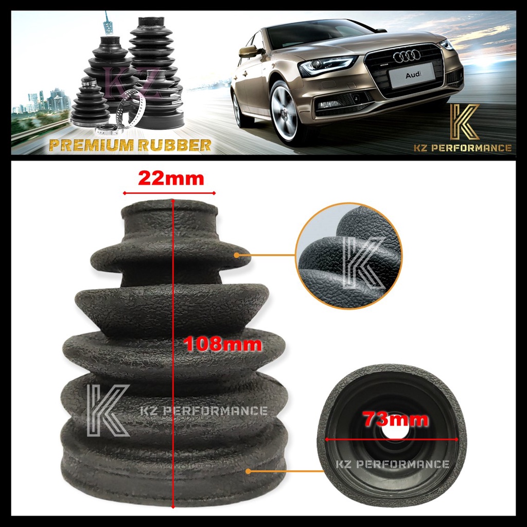 NISSAN ALMERA / PERODUA MYVI M502 M602 M603 / ALZA / BEZZA / 22MM - 73MM / DRIVE SHAFT BOOT OUT / C9