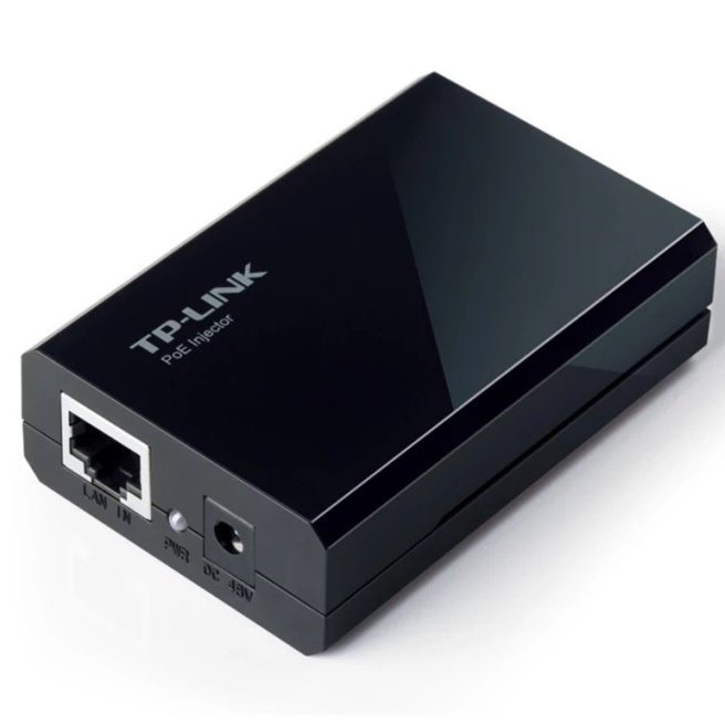 TP-LINK POE INJECTOR ADAPTER (POE150S) ความเร็ว 100/1000 Mbps (BLACK) ประกันตลอด