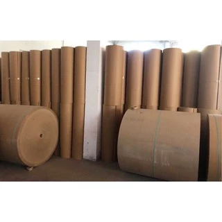 กระดาษลูกฟูก ลอน B หนา 2 ชั้น 140 แกรม กว้าง 120 เซนติเมตร ยาว 23 เมตร หนัก 10 กิโลกรัม(ก)