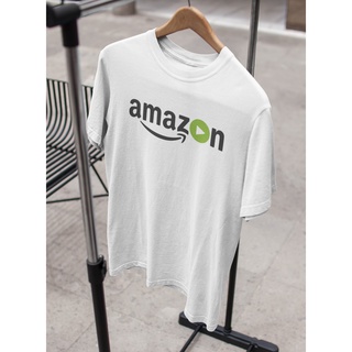 คอตต้อนคอกลมเสื้อยืด Unisex รุ่น Amazon Edition T-Shirt สวยใส่สบายแบรนด์ Khepri 100%cotton comb รีดทับลายได้เลย ไม่ยืดไม