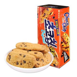 คุ๊กกี้เกาหลี สอดไส้ช็อคโกเเลตชิป chocochip cookies orion brand  초코칩쿠키