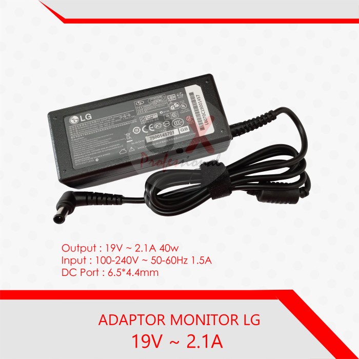 LG Monitor Adapter / TV / LED LG 19V - 2.1A