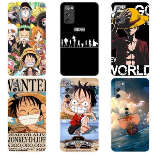 เคส ซัมซุง Samsung Galaxy S20 FE S20 Lite Case การ์ตูน One Piece เคสซิลิโคน Soft TPU โทรศัพท์มือถือ Back เคส