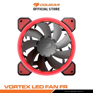 Cougar VORTEX FR 120 : Fan Case พัดลมเคส สีแดง รับประกัน 1 ปี