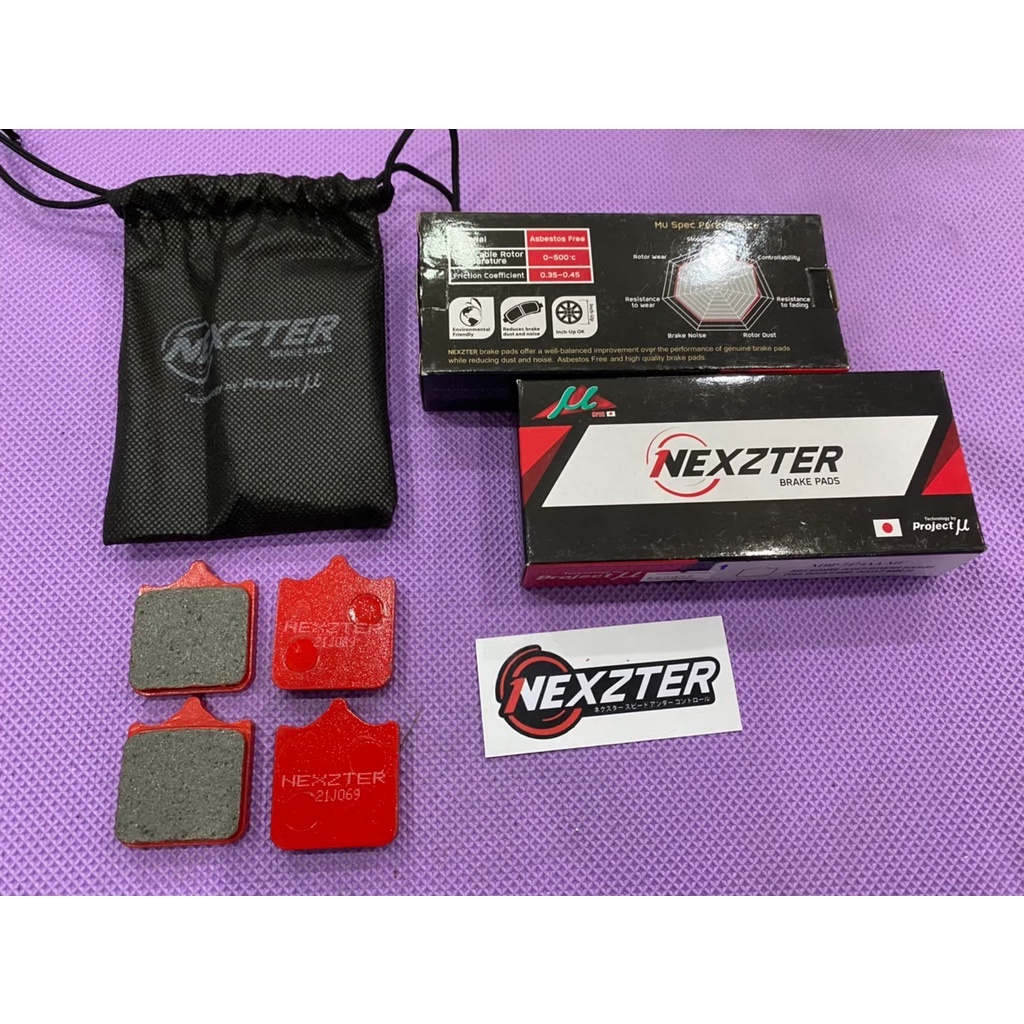 43. ผ้าเบรค หน้า S1000RR(ปี19ลงมา) / MONTER S4R,S4RS(07) แบรนด์ Nexzter