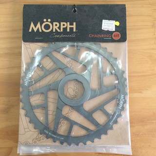 ทักรับโค้ดจ้า[TYROBIKE]- ใบจานแต่ง Morph ROUND 44T XT SHIMANO 11SPEED GRAY 77771316