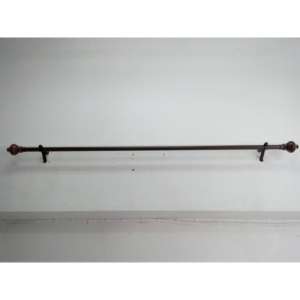 รางผ้าม่าน  สีโอ้คเข