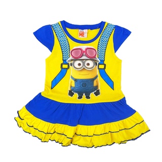 MINIONS : เดรสเด็กผู้หญิง  ลิขสิทธิ์แท้
