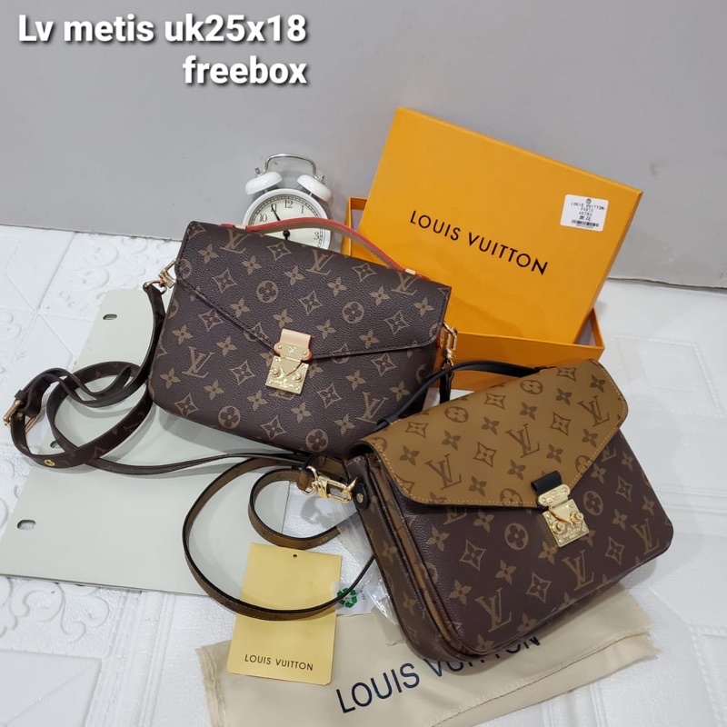 Lv Metis Pochette Bag Free Box