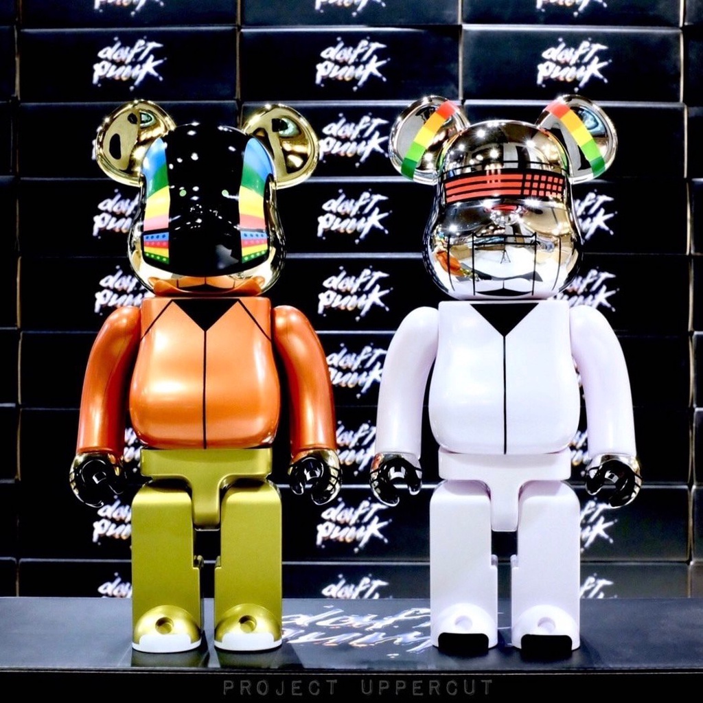 BE@RBRICK 400% DAFT PUNK - Discovery (Set of 2) [New]