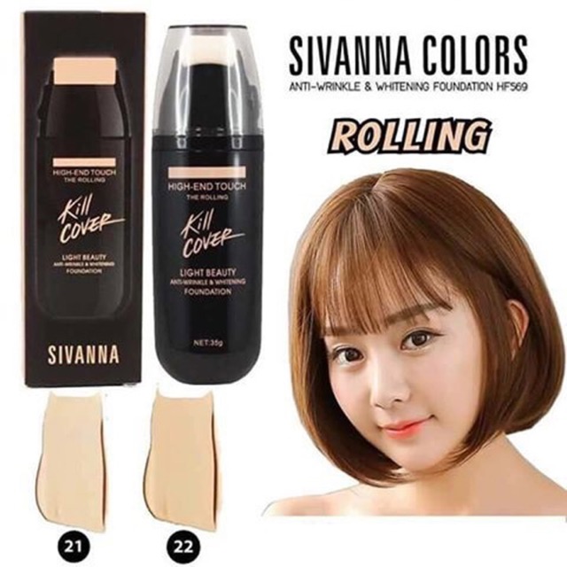 SIVANNA Kill Cover Anti-Wrinkle & Whitening Foundation