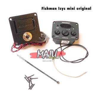 ของแท้ fishman EQ isys ปิ๊กอัพกีตาร์อะคูสติกไฟฟ้า ขนาดเล็ก สําหรับเบส