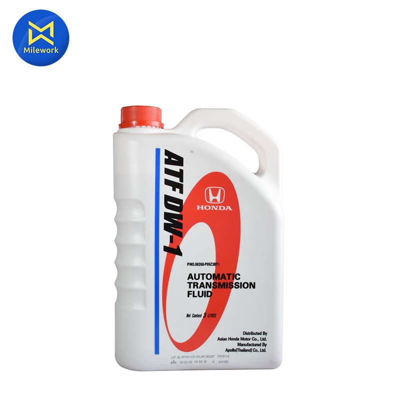 [ลูกค้าใหม่ส่วนลด 175 บาท] น้ำมันเกียร์ HONDA ATF DW1(3L) แท้ห้างHONDA (08268-P99-Z3BT1)
