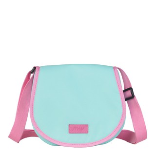 กระเป๋าสะพาย MHWstreetwear สีเขียวมินท์/ชมพู สะพายข้าง crossbody shoulderbag sidebag