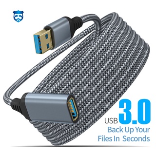 【พร้อมส่ง】สายเคเบิลต่อขยาย Usb 3.0 ตัวผู้ เป็นตัวเมีย ความเร็วสูง สําหรับแล็ปท็อป