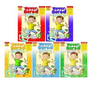 The Never-Bored Kid Activity Book หนังสือกิจกรรม สำหรับอายุ 4-9 ปี Aged 4-9 California Handicraft หนังสือกิจกรรม