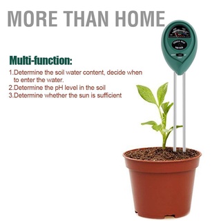 [คลังสินค้าใส]3in1 Plant Flowers Soil PH Meter /Moisture/Light Test Kit for Garden