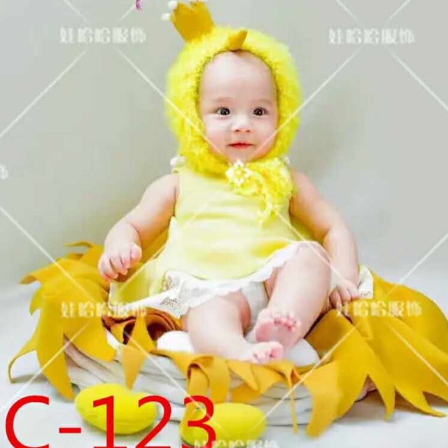 Babygaga ชุดแฟนซี ชุดแฟนซีเด็ก ลูกเจี๊ยบ Baby Chicken Little Fancy Costume