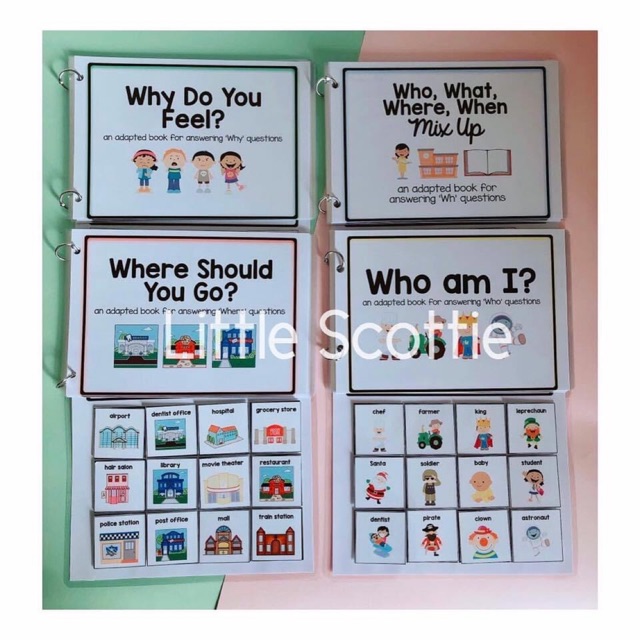 WH-QUESTIONS DIY ACTIVITY BOOKLETS