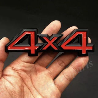 โลโก้ 4x4 งานโลหะ ขนาด 11x3.4cm